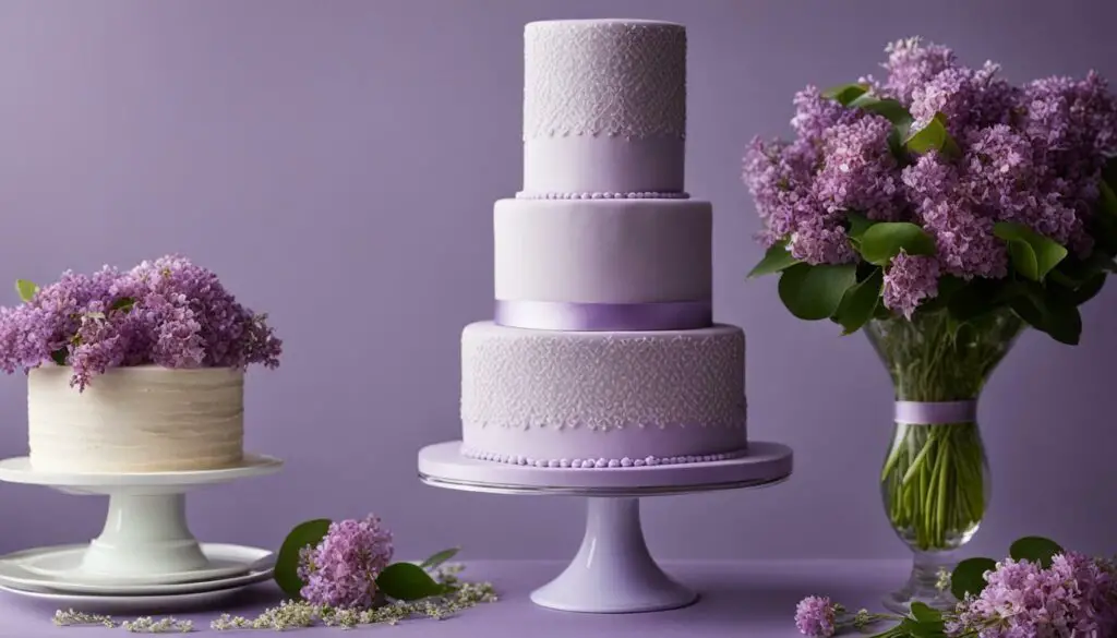 Lilac Wedding Cake Ideas