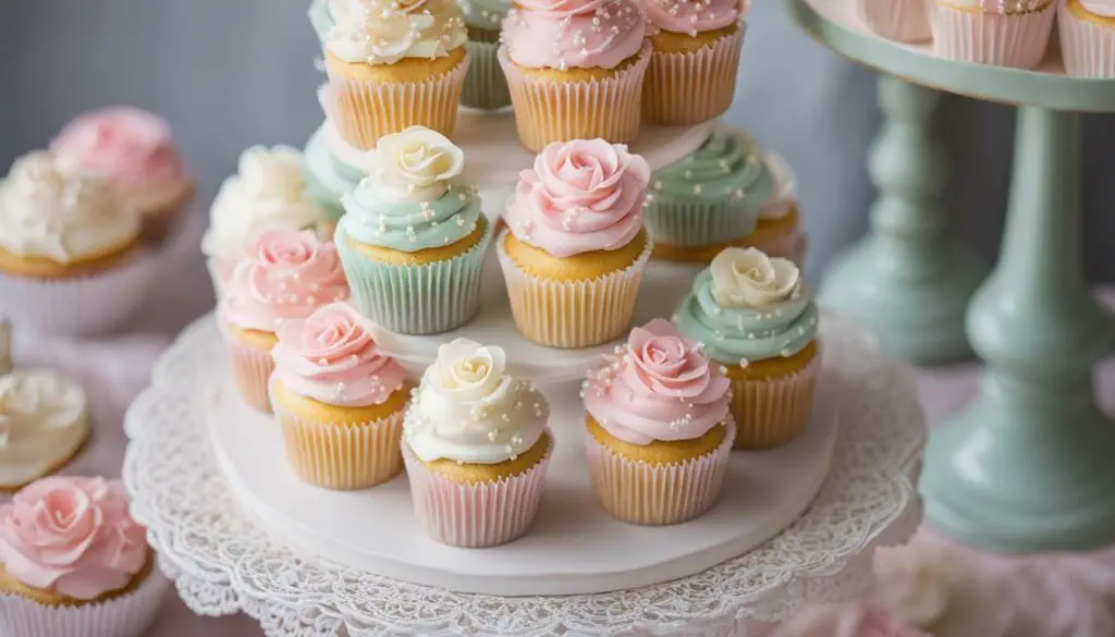 Wedding shower cupcakes