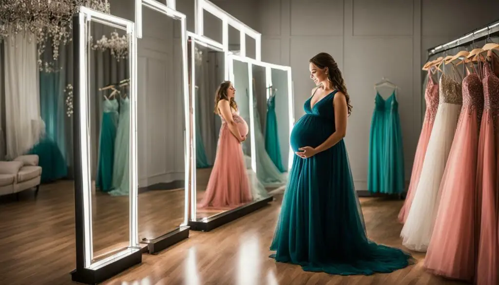 affordable maternity ball gowns