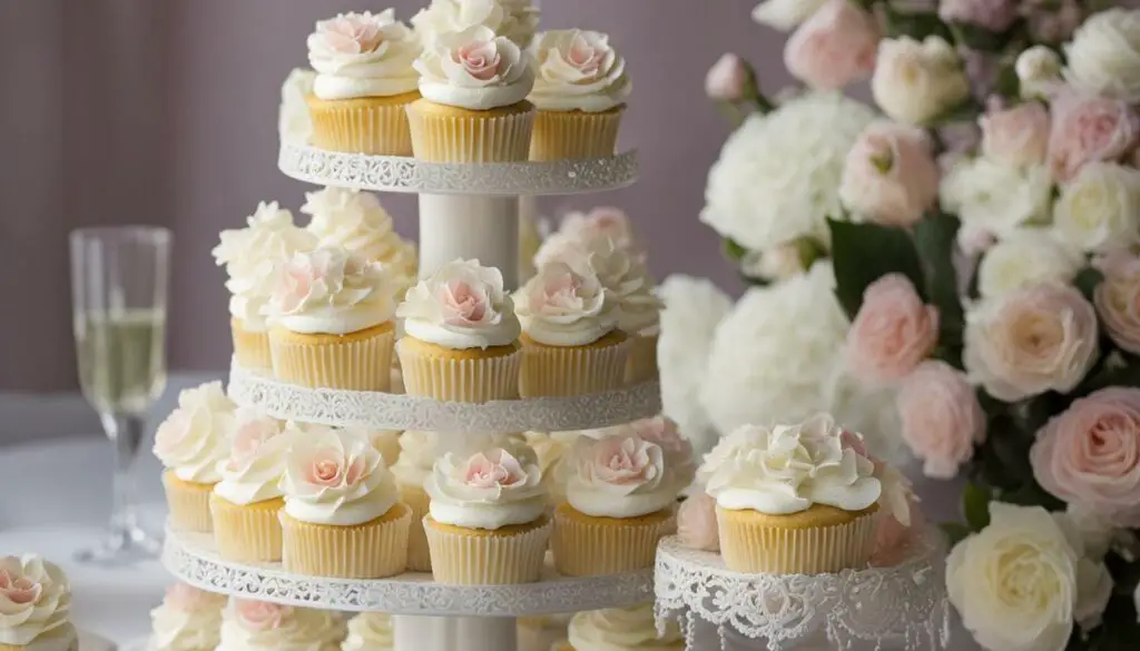 bridal cupcakes