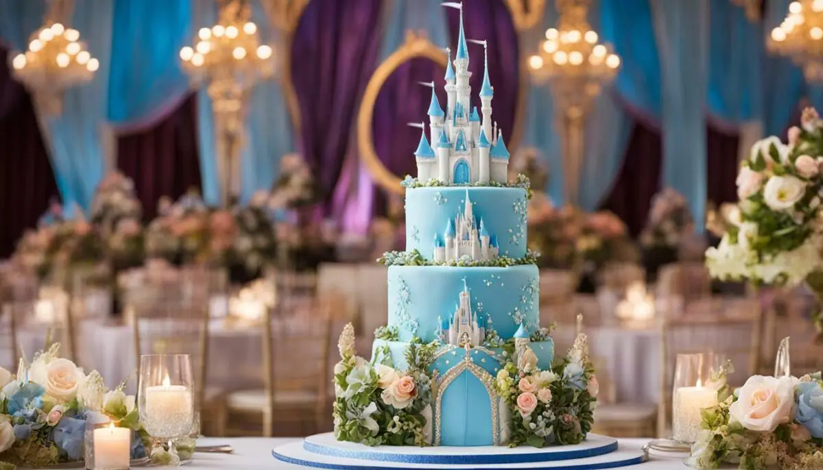 disney wedding cake