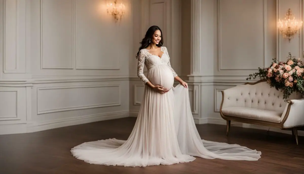 maternity ball gowns