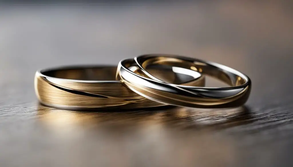 minimalist wedding bands