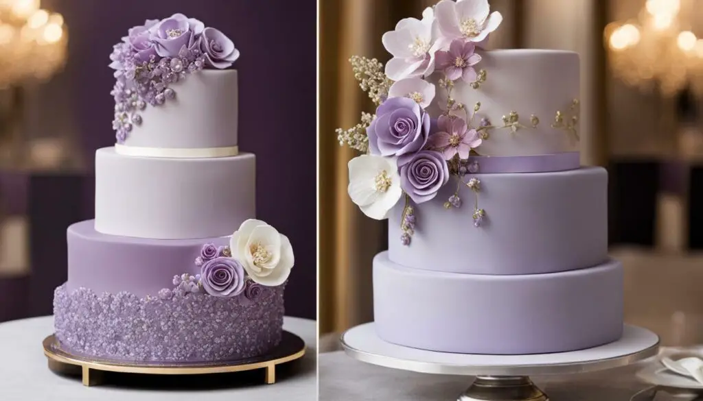 modern-twist-lilac-wedding-cake