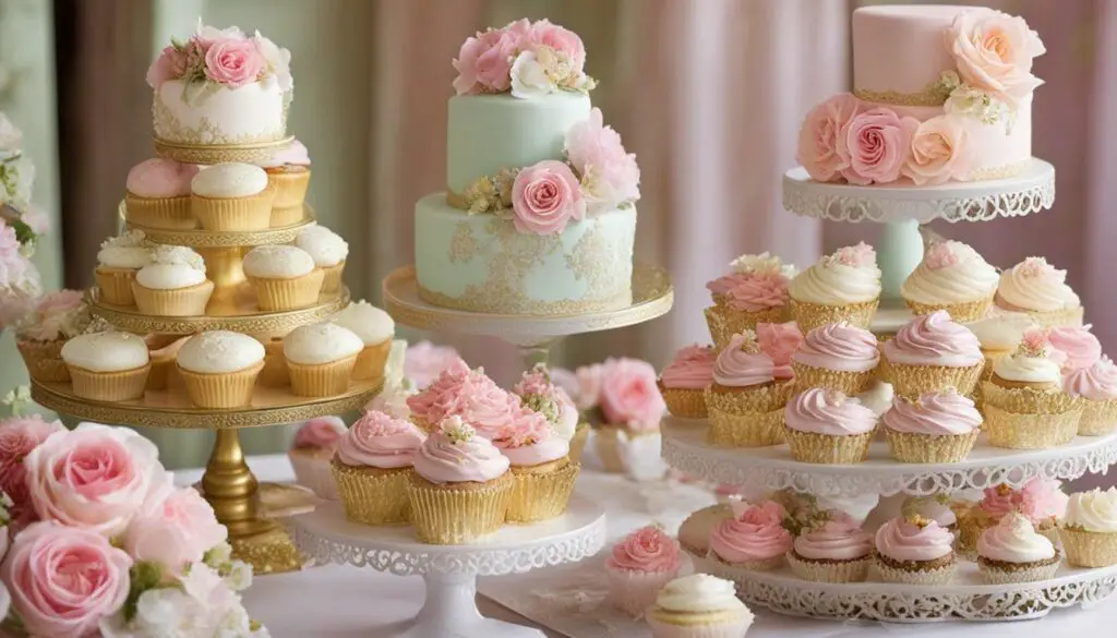 presentation ideas for wedding shower cupcakes