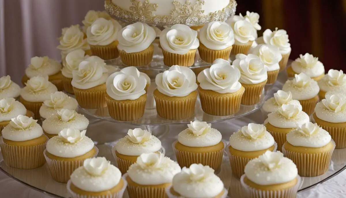 white wedding cupcakes